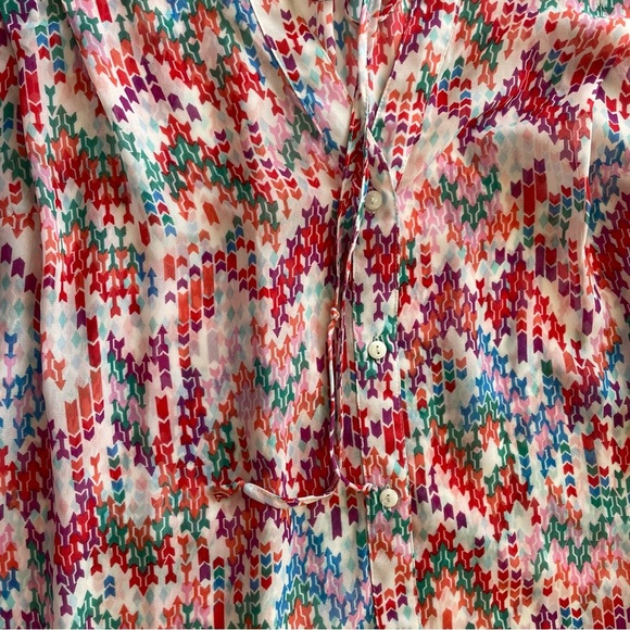 Daniel Rainn Women’s Size 1X multi colored sleeveless top - Picture 5 of 7